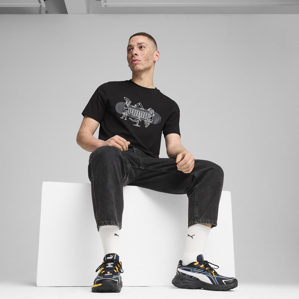 PUMA 基本系列Skateboard短袖T恤 男性