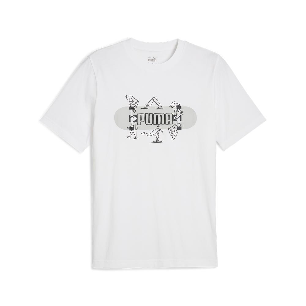 PUMA 基本系列Skateboard短袖T恤 男性