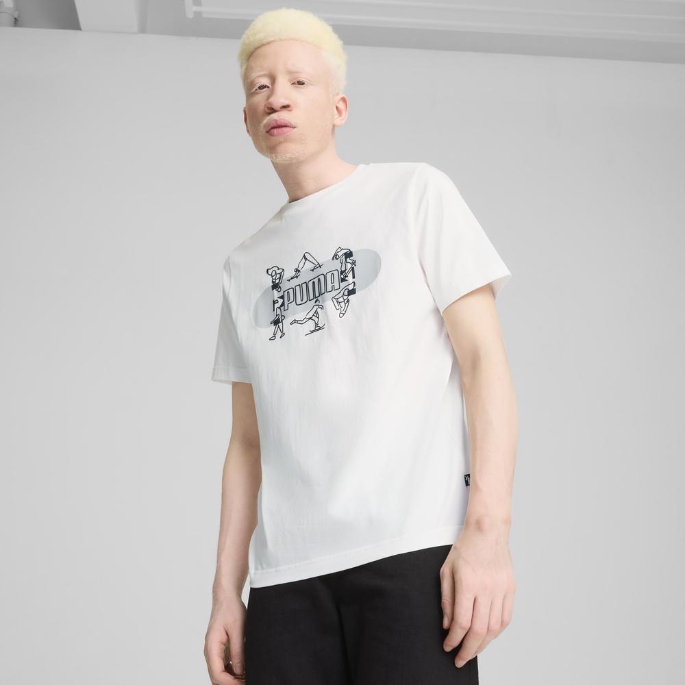 PUMA 基本系列Skateboard短袖T恤 男性