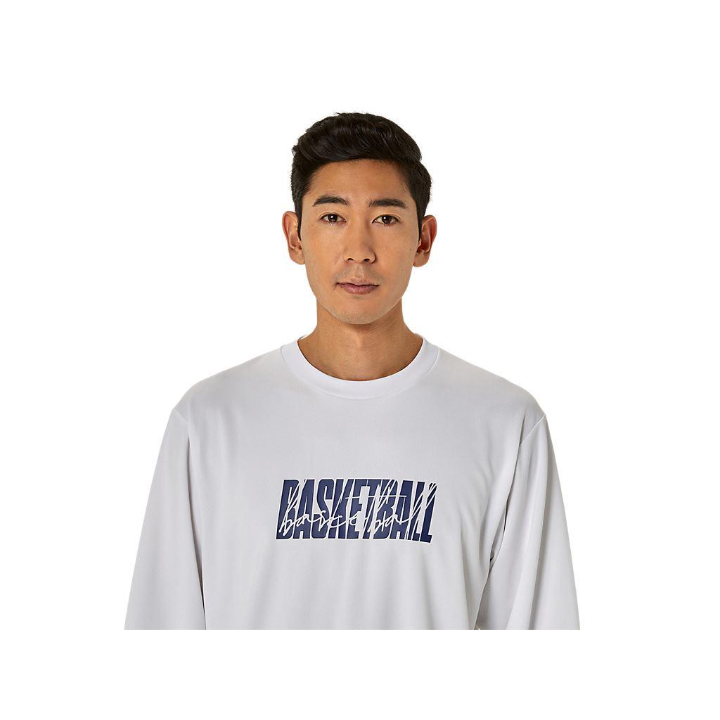 籃球長袖上衣 男女中性款 日本版 籃球上衣 2063A374-100