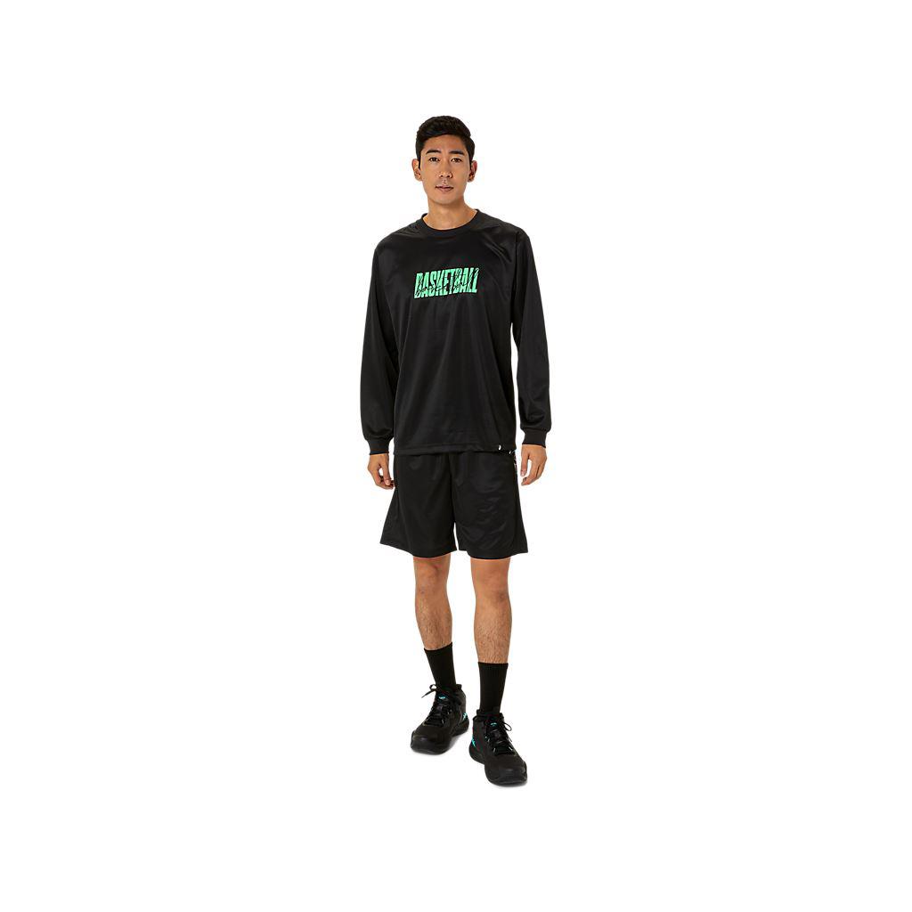 籃球長袖上衣 男女中性款 日本版 籃球上衣 2063A374-001