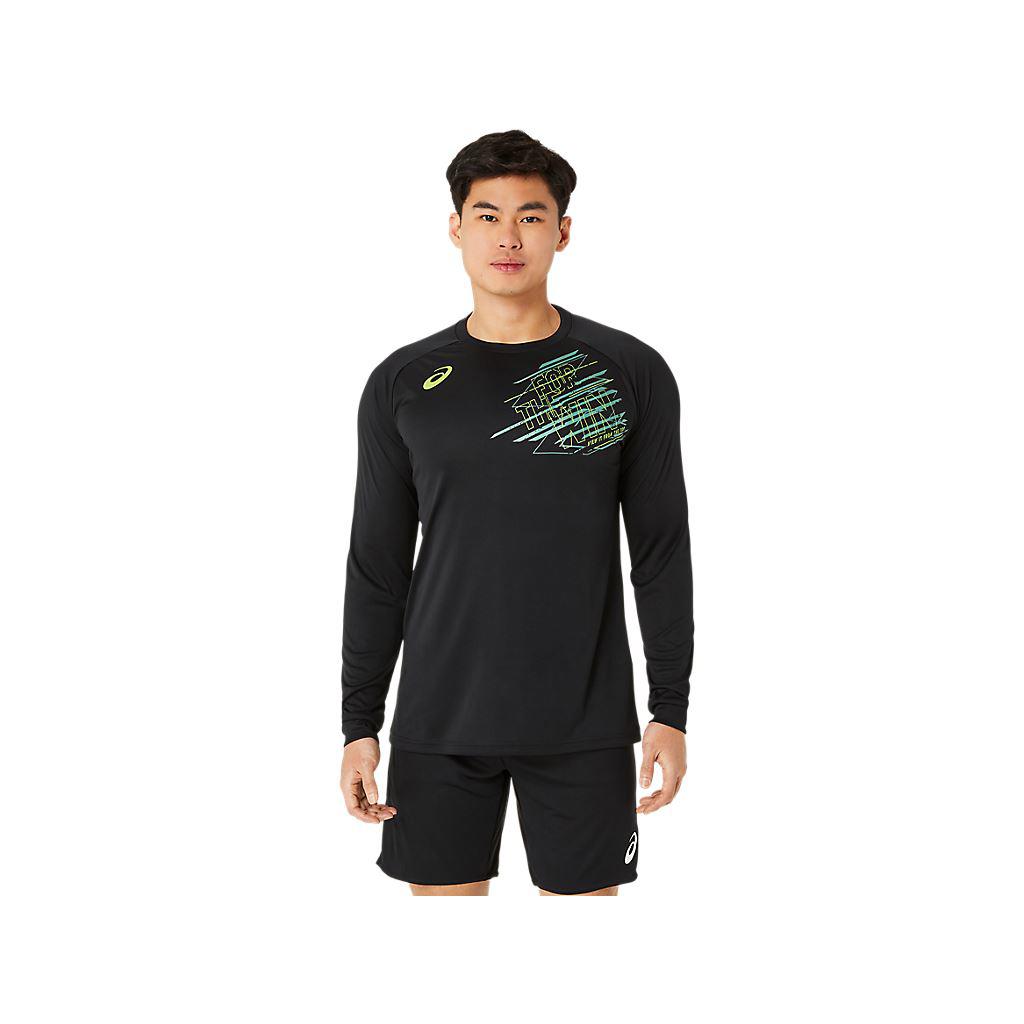 長袖上衣 男女中性款 日本版 排球上衣 2053A188-001