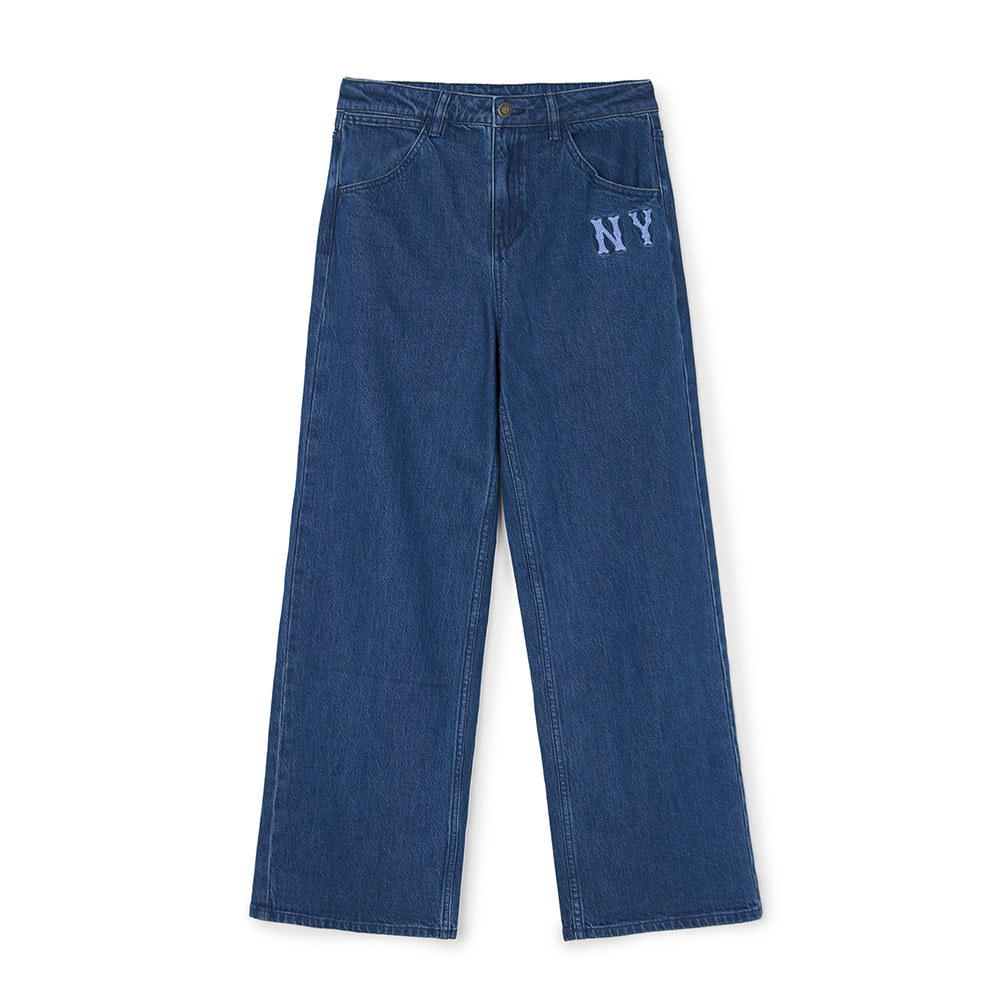 MLB 女版丹寧牛仔褲 紐約洋基隊 (3FDPB1144-50INL)