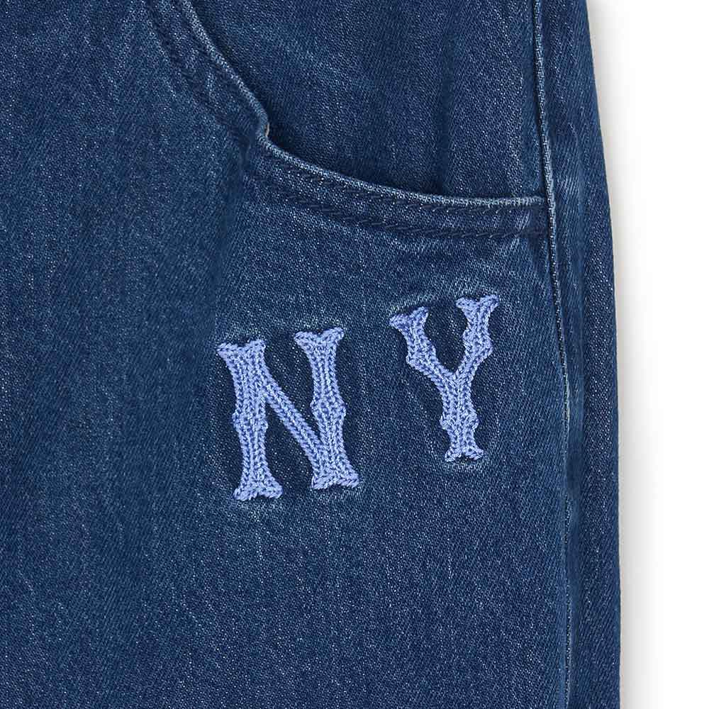 MLB 女版丹寧牛仔褲 紐約洋基隊 (3FDPB1144-50INL)