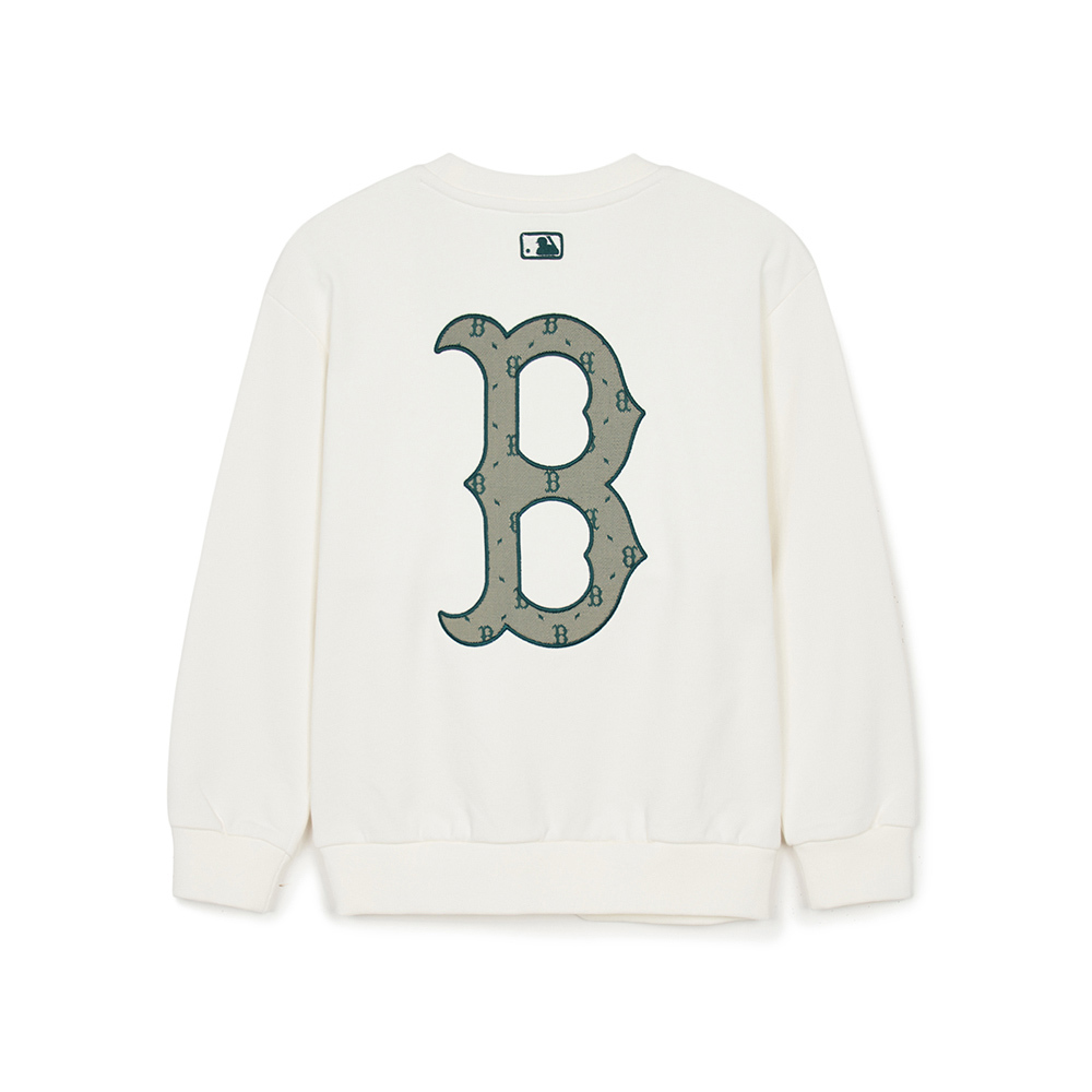 MLB KIDS 大學T 童裝 Monogram系列 波士頓紅襪隊 (7AMTMD244-43CRS)