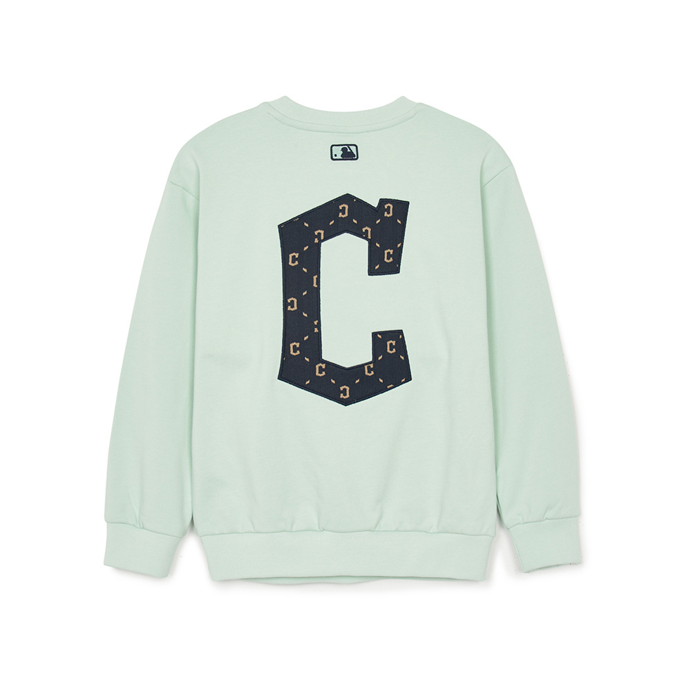 MLB KIDS 大學T 童裝 Monogram系列 克里夫蘭守護者隊 (7AMTMD244-45MTL)