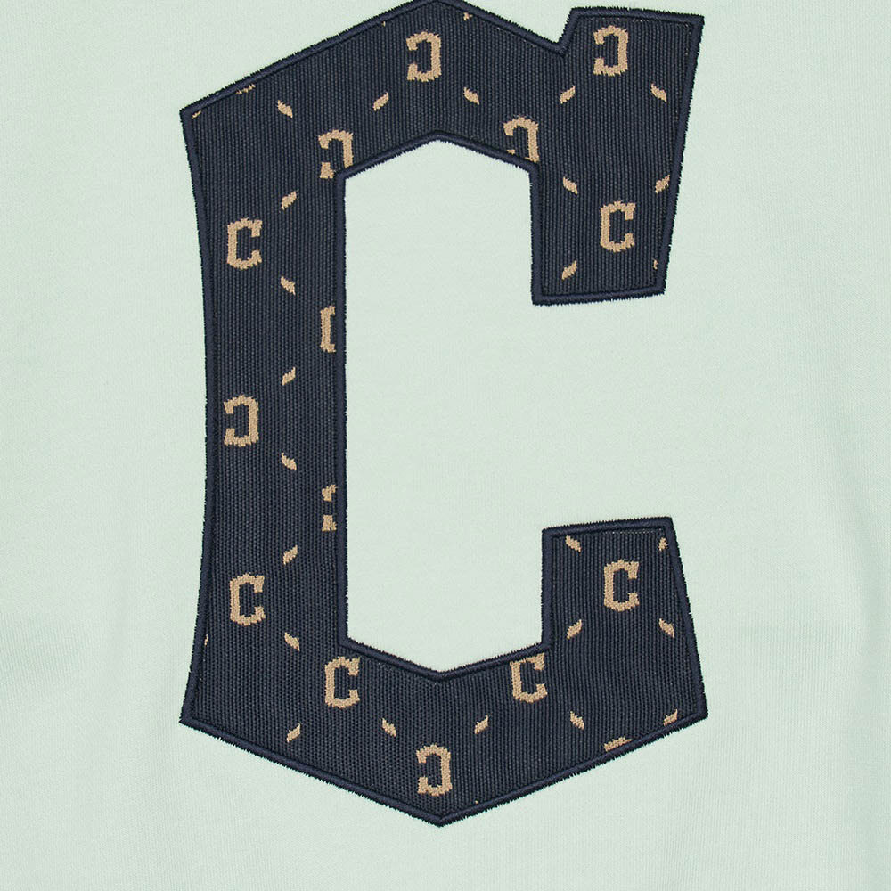 MLB KIDS 大學T 童裝 Monogram系列 克里夫蘭守護者隊 (7AMTMD244-45MTL)