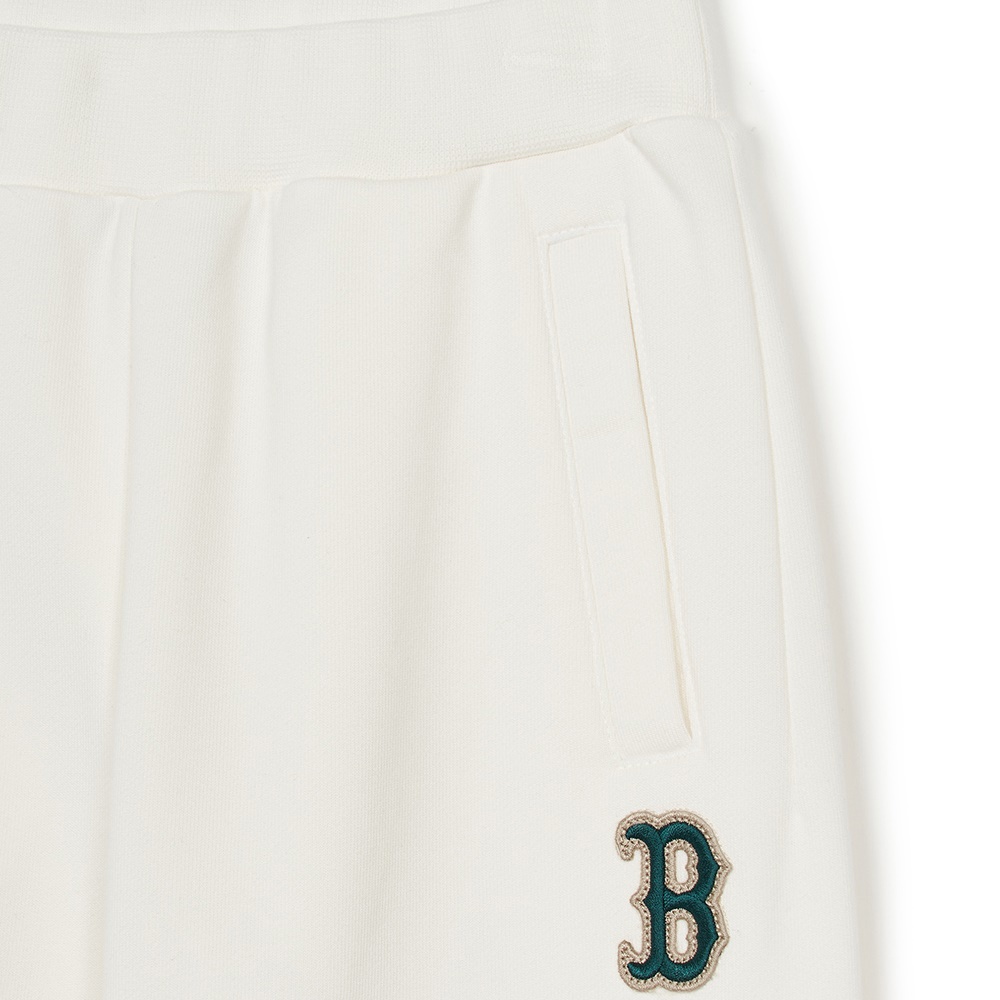 MLB KIDS 運動褲 休閒長褲 童裝 Monogram系列 波士頓紅襪隊 (7APTMD244-43CRS)