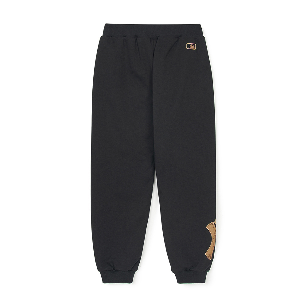 MLB KIDS 運動褲 休閒長褲 童裝 Monogram系列 紐約洋基隊 (7APTMD244-50BKS)