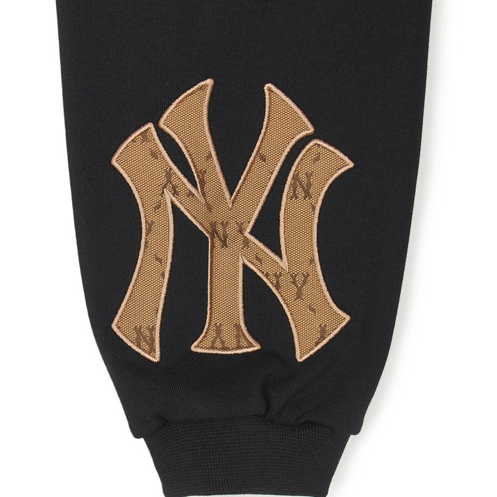 MLB KIDS 運動褲 休閒長褲 童裝 Monogram系列 紐約洋基隊 (7APTMD244-50BKS)