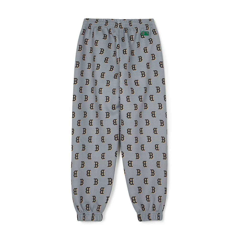 MLB KIDS 運動褲 休閒長褲 童裝 Monogram系列 波士頓紅襪隊 (7APTMT244-43CGL)