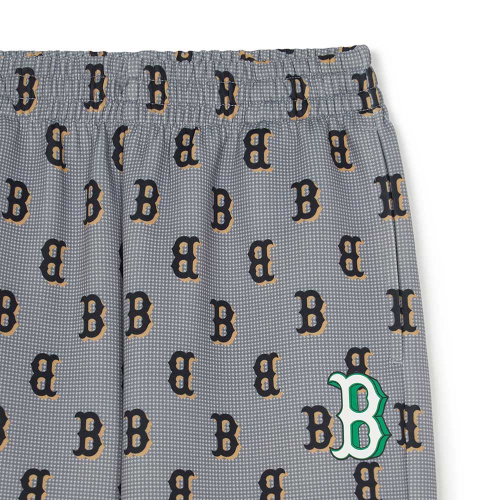MLB KIDS 運動褲 休閒長褲 童裝 Monogram系列 波士頓紅襪隊 (7APTMT244-43CGL)
