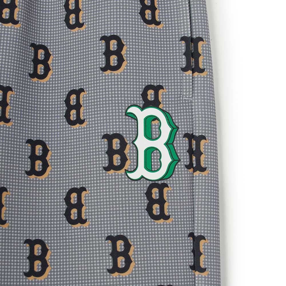 MLB KIDS 運動褲 休閒長褲 童裝 Monogram系列 波士頓紅襪隊 (7APTMT244-43CGL)