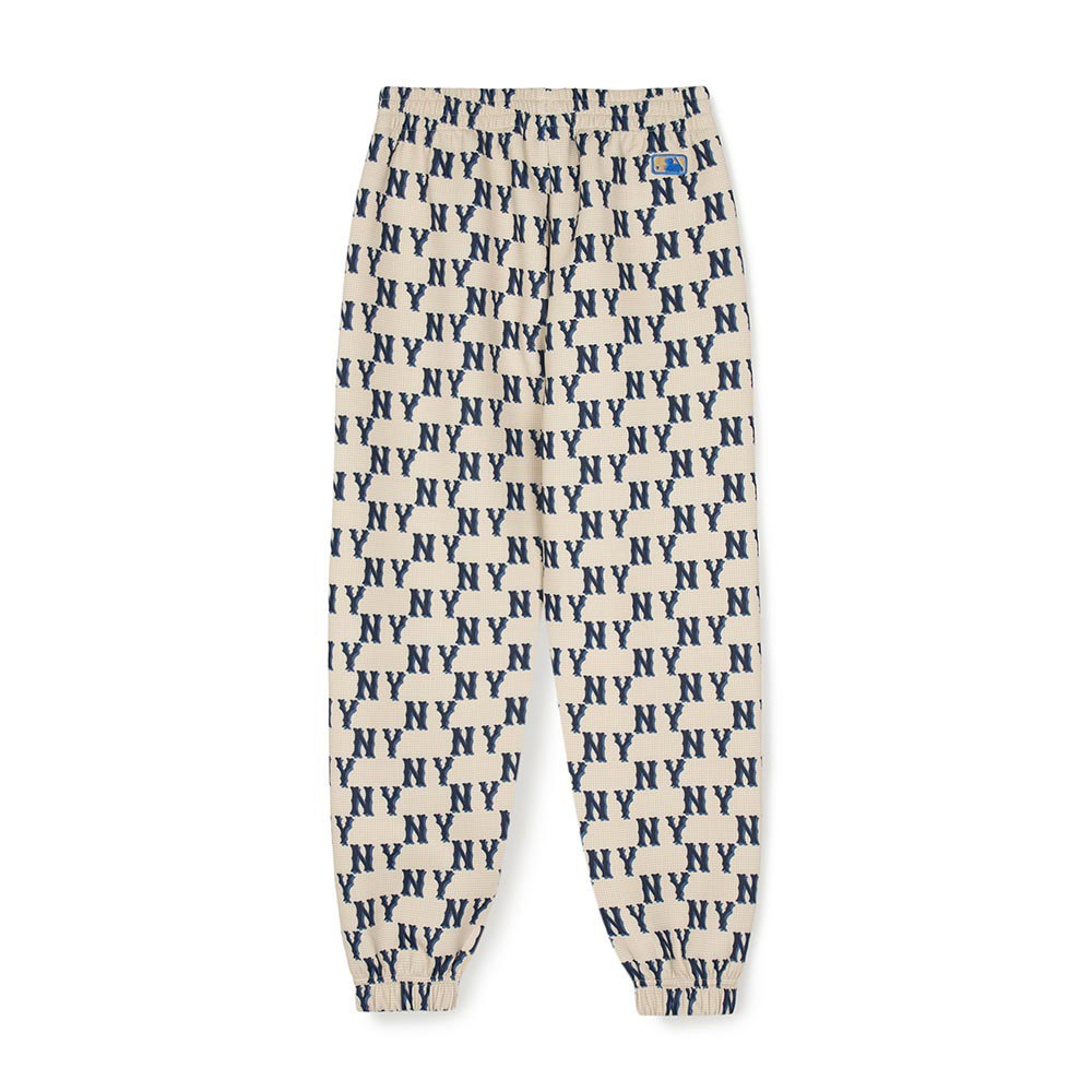 MLB KIDS 運動褲 休閒長褲 童裝 Monogram系列 紐約洋基隊 (7APTMT244-50BGP)