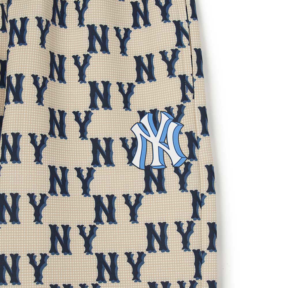 MLB KIDS 運動褲 休閒長褲 童裝 Monogram系列 紐約洋基隊 (7APTMT244-50BGP)