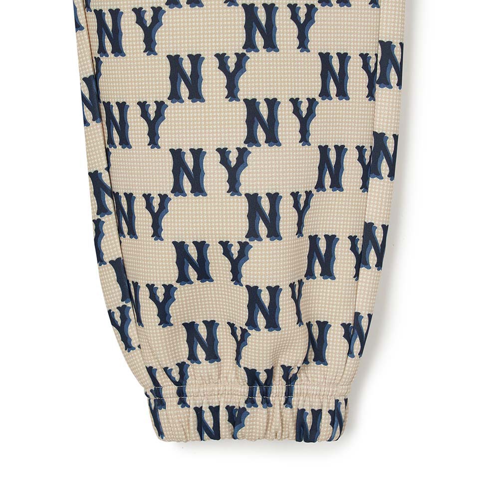 MLB KIDS 運動褲 休閒長褲 童裝 Monogram系列 紐約洋基隊 (7APTMT244-50BGP)