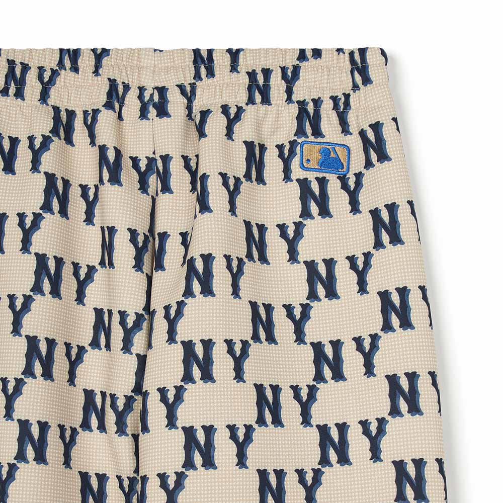 MLB KIDS 運動褲 休閒長褲 童裝 Monogram系列 紐約洋基隊 (7APTMT244-50BGP)