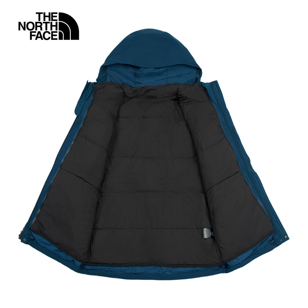 【10/27 00點限時搶購】The North Face北面男款藍色防水透氣保暖鋪棉內裡三合一外套｜81RN5LO