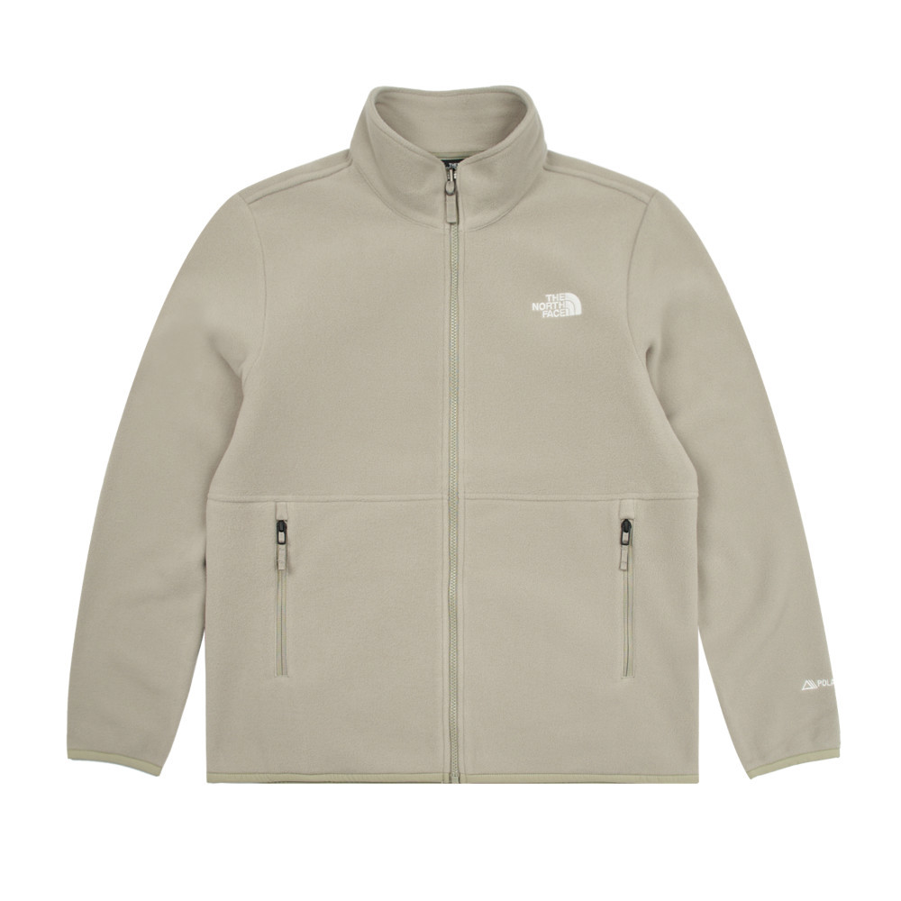 【限時搶購】男款棕色舒適保暖立領抓絨外套｜83O91I4