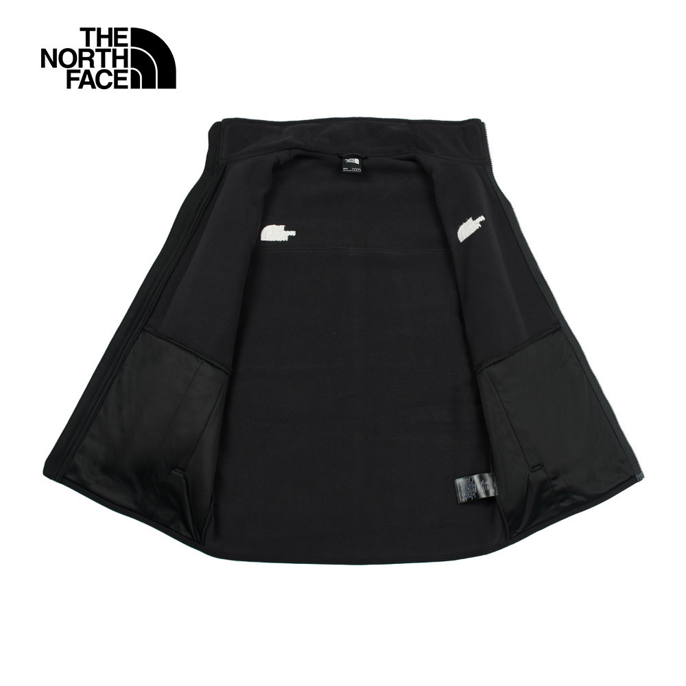 【10/24 00點週末限定】The North Face北面男款黑色舒適保暖立領抓絨外套｜83O94H0