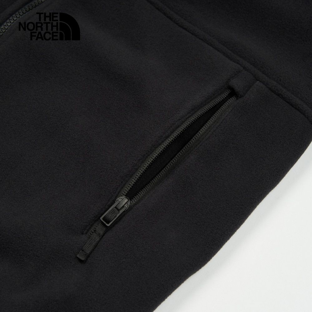 【10/24 00點週末限定】The North Face北面男款黑色舒適保暖立領抓絨外套｜83O94H0