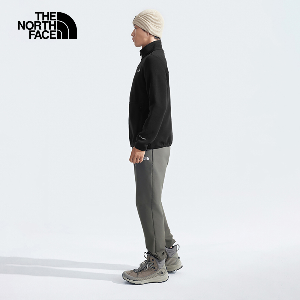 【10/24 00點週末限定】The North Face北面男款黑色舒適保暖立領抓絨外套｜83O94H0