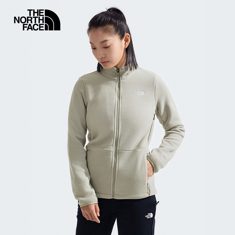 【10/24 12點週末限定】The North Face北面女款棕色舒適保暖立領抓絨外套｜83OL1I4
