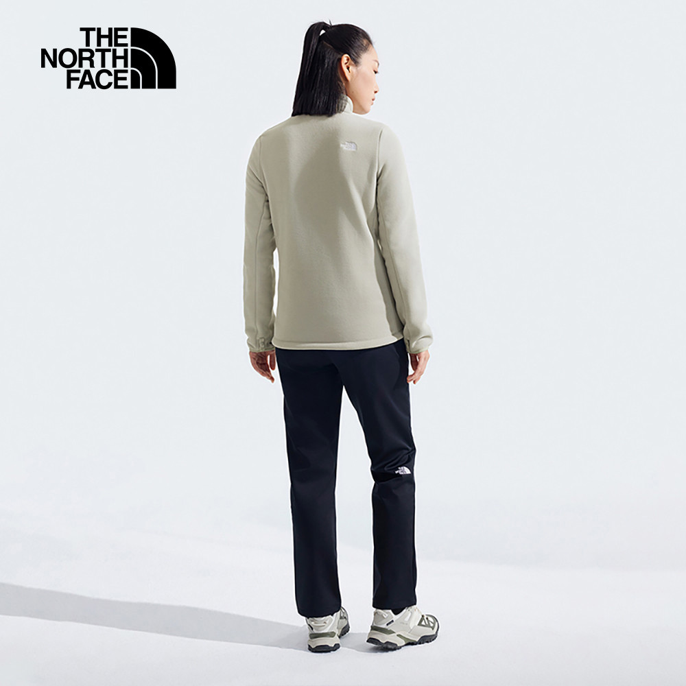 【10/24 12點週末限定】The North Face北面女款棕色舒適保暖立領抓絨外套｜83OL1I4