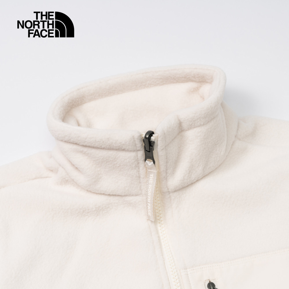 【10/27 00點限時搶購】The North Face北面女款米白色防水透氣保暖連帽抓絨內裡三合一外套｜89YJROU