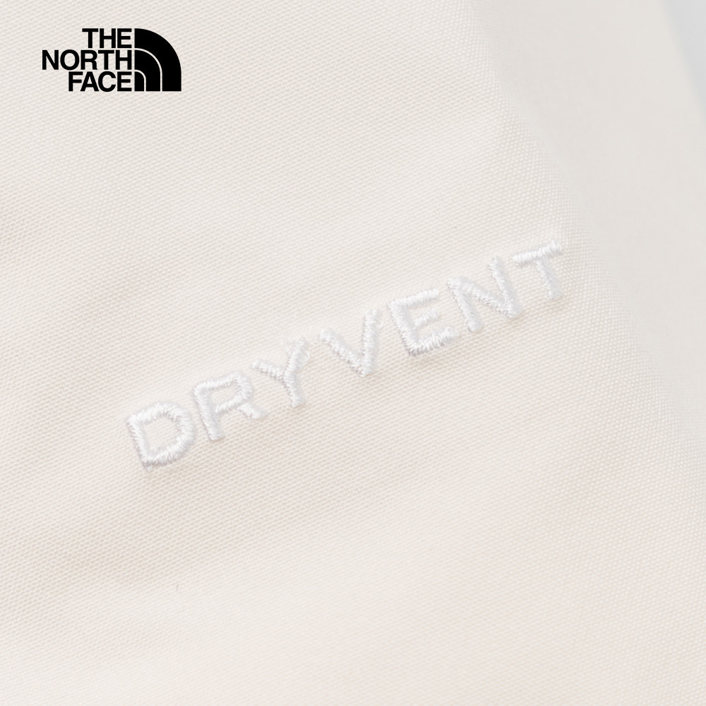 【10/27 00點限時搶購】The North Face北面女款米白色防水透氣保暖連帽抓絨內裡三合一外套｜89YJROU