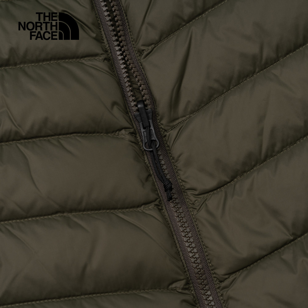 【10/27 12點限時搶購】The North Face北面男款灰褐色防潑水舒適保暖連帽羽絨外套｜89ZQ21L