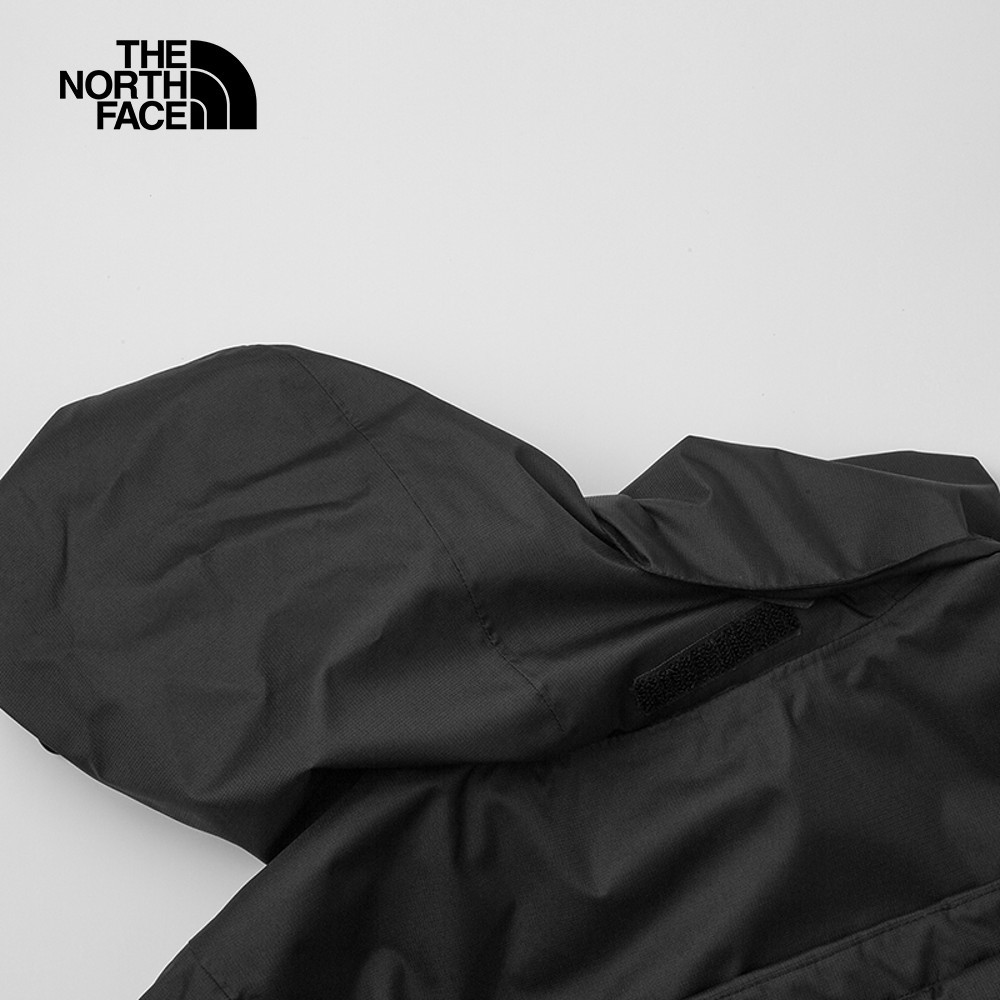 【限時搶購】女款黑色防水透氣可調節收納連帽衝鋒衣｜8AV8JK3