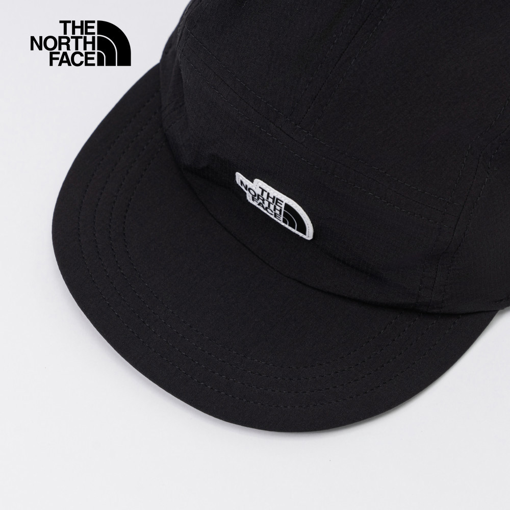 The North Face北面男女款黑色防潑水舒適附收納口袋運動帽｜8CTGJK3