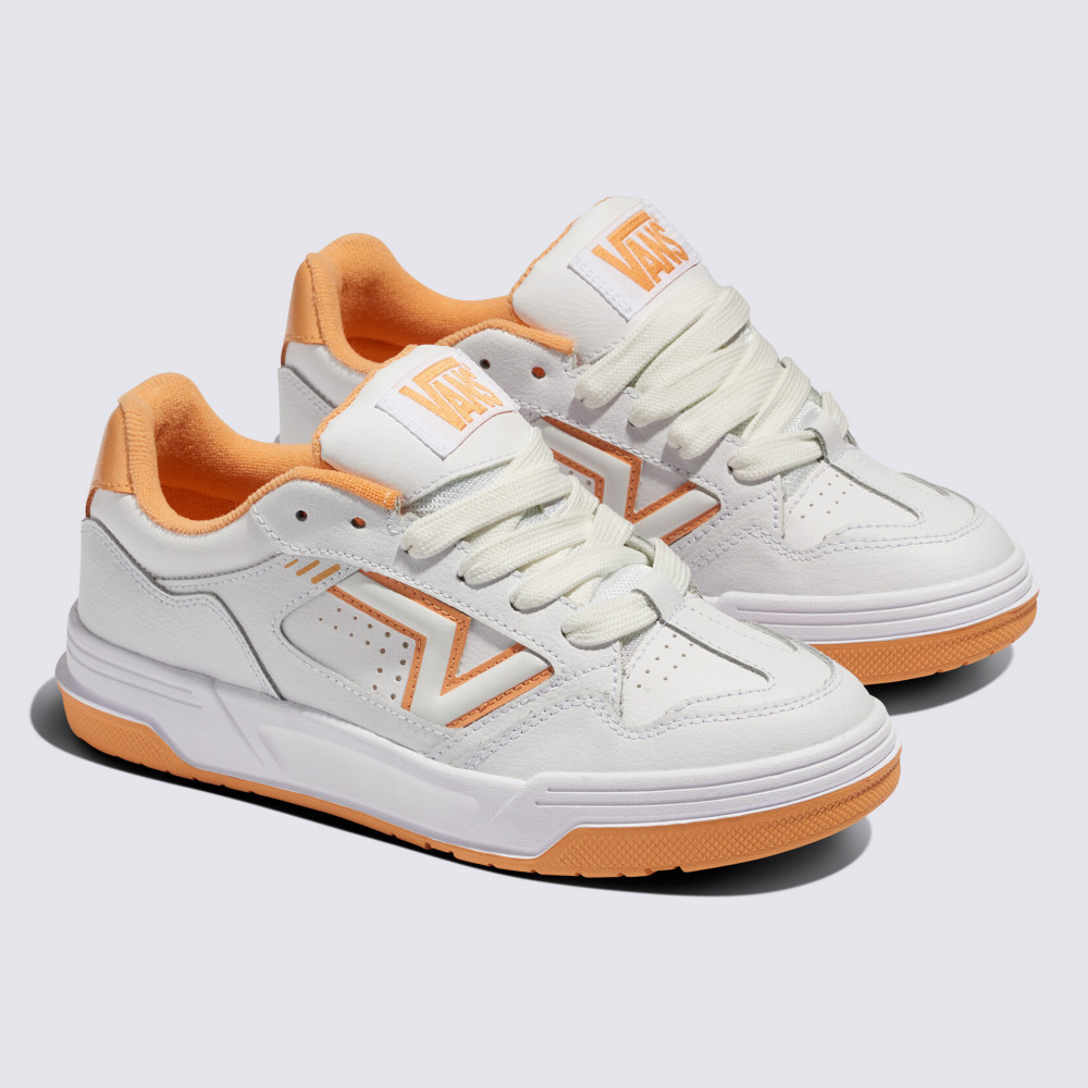 Upland 白色/橘色滑板鞋