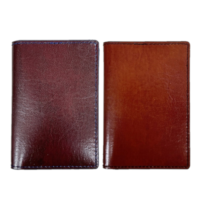 RAYMAY 卡片收納與備忘筆記套-咖/紅