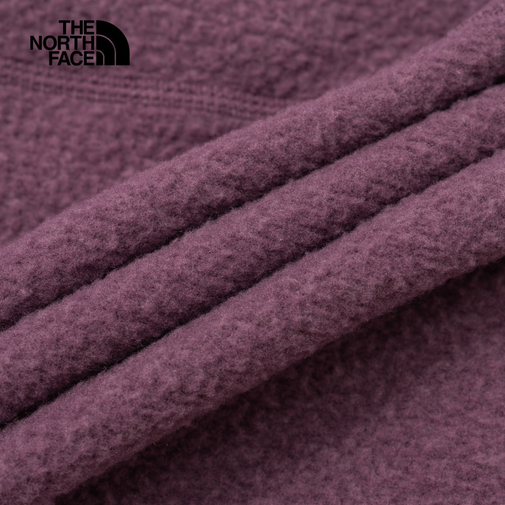 The North Face北面女款紫色保暖立領抓絨外套｜5AYL0I3