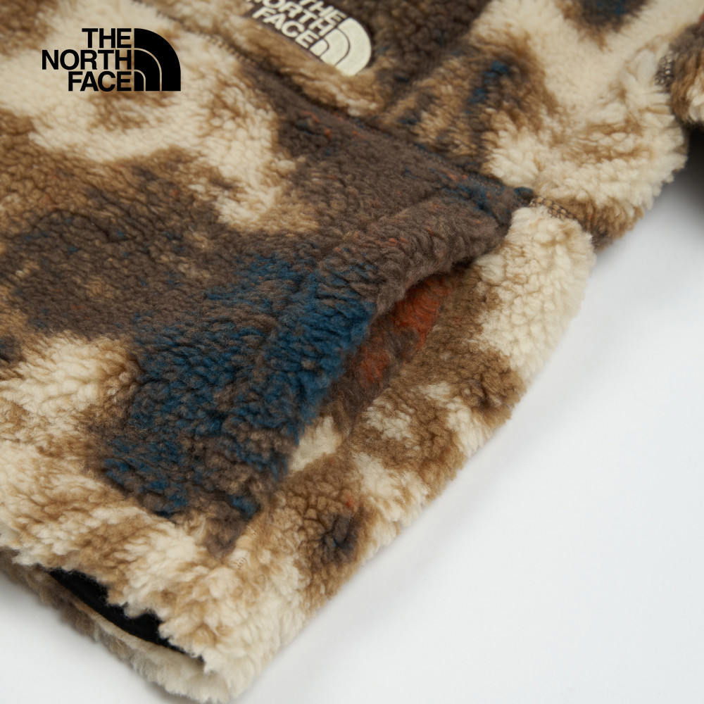 The North Face北面女款棕黑渲染舒適保暖可調節下擺抓絨外套｜83UV4QO