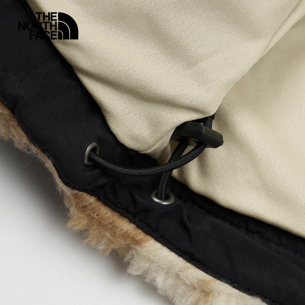 The North Face北面女款棕黑渲染舒適保暖可調節下擺抓絨外套｜83UV4QO