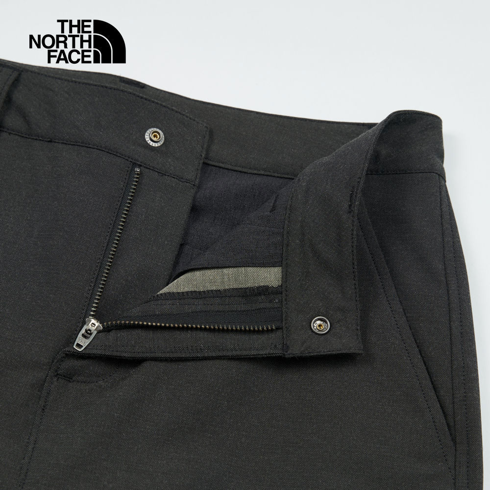 The North Face北面女款黑色防潑水可調節縮口長褲｜83UXJK3