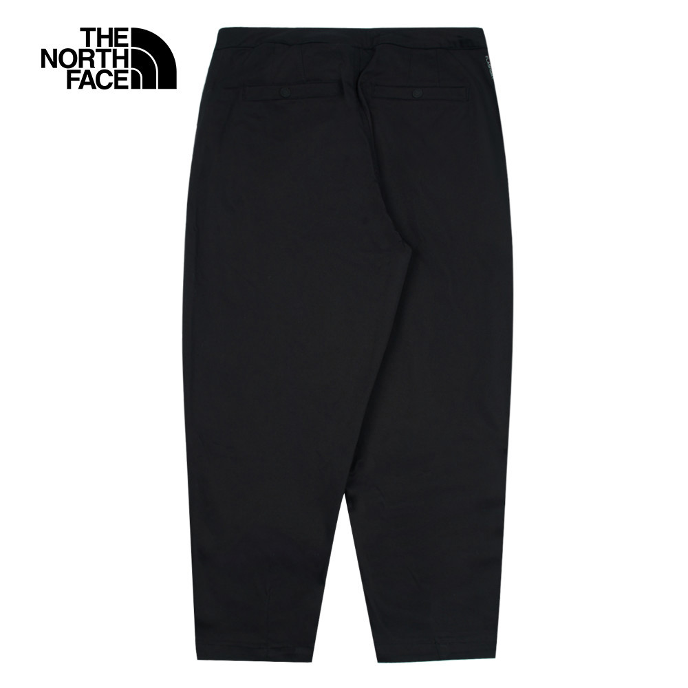 The North Face北面男款黑色吸濕排汗附可調節腰帶休閒長褲｜89YSJK3