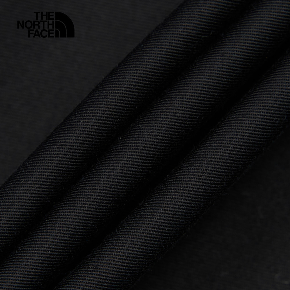 The North Face北面男款黑色吸濕排汗附可調節腰帶休閒長褲｜89YSJK3