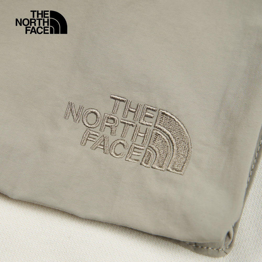 【限時搶購】男款米白色舒適保暖多口袋長袖大學T｜89YV4QI