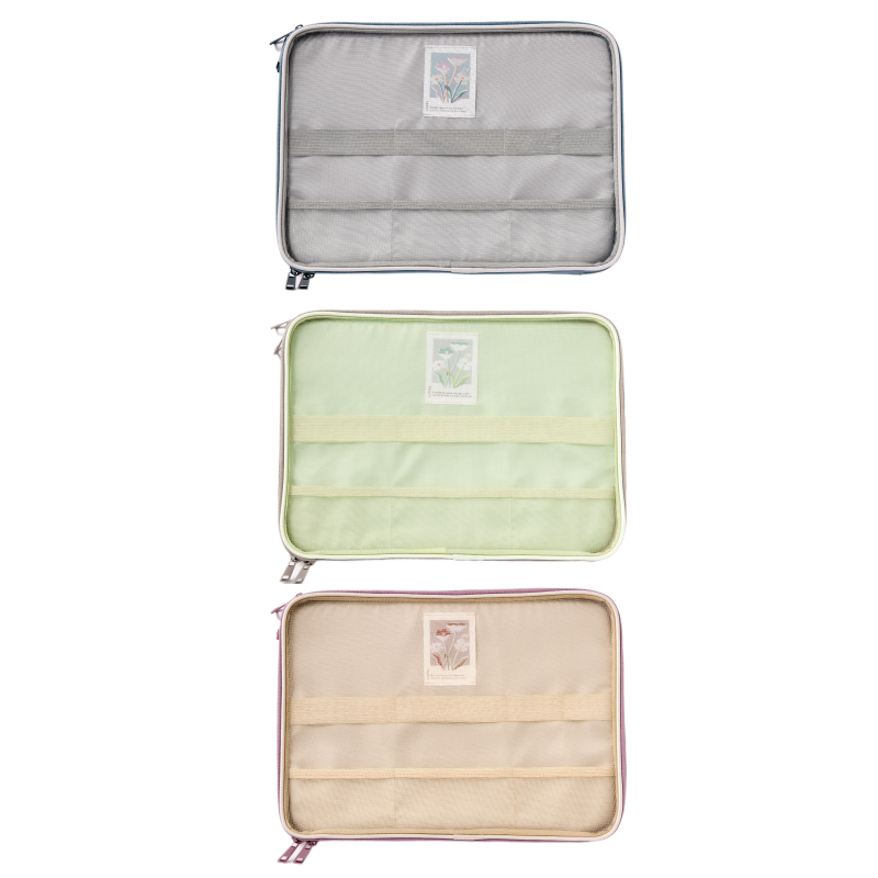 IROHA Tracy 筆電收納包-珍珠灰/蘭花紫/千草藍