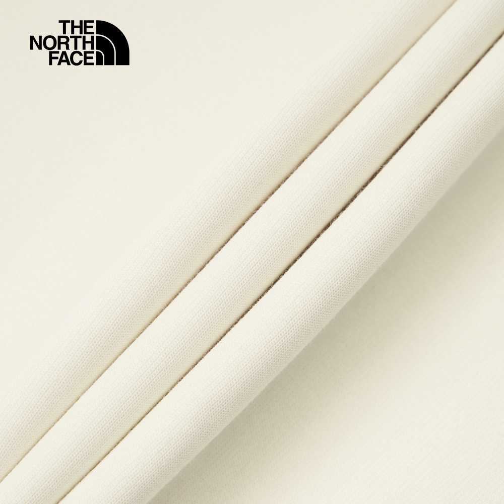 【10/25 12點週末限定】The North Face北面男款米白色背部山峰印花設計長袖大學T｜8AT9QLI