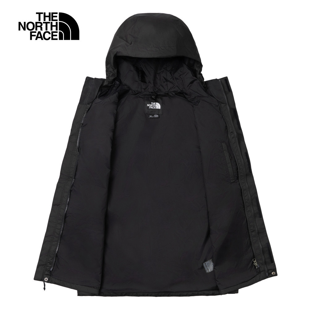【10/24 00點週末限定】The North Face北面男款黑色防水透氣可調節連帽衝鋒衣｜8AUK4H0