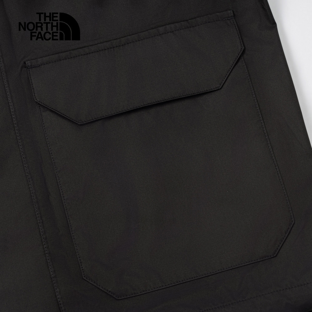 【10/24 00點週末限定】The North Face北面男款黑色防水透氣可調節連帽衝鋒衣｜8AUK4H0