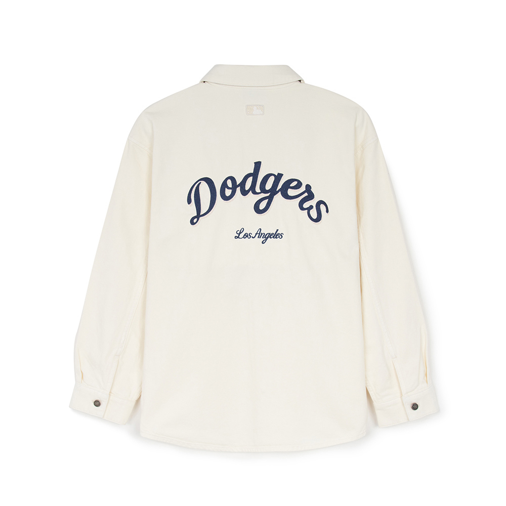 MLB 牛仔丹寧襯衫 Varsity系列 洛杉磯道奇隊 (3ADRV0144-07CRD)