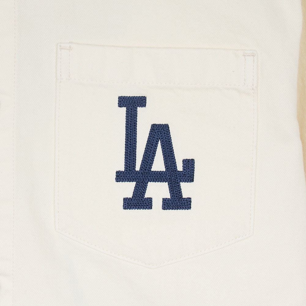 MLB 牛仔丹寧襯衫 Varsity系列 洛杉磯道奇隊 (3ADRV0144-07CRD)