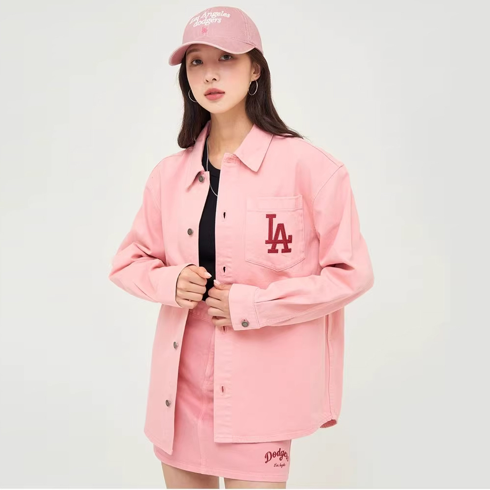 MLB 牛仔丹寧襯衫 Varsity系列 洛杉磯道奇隊 (3ADRV0144-07PKM)