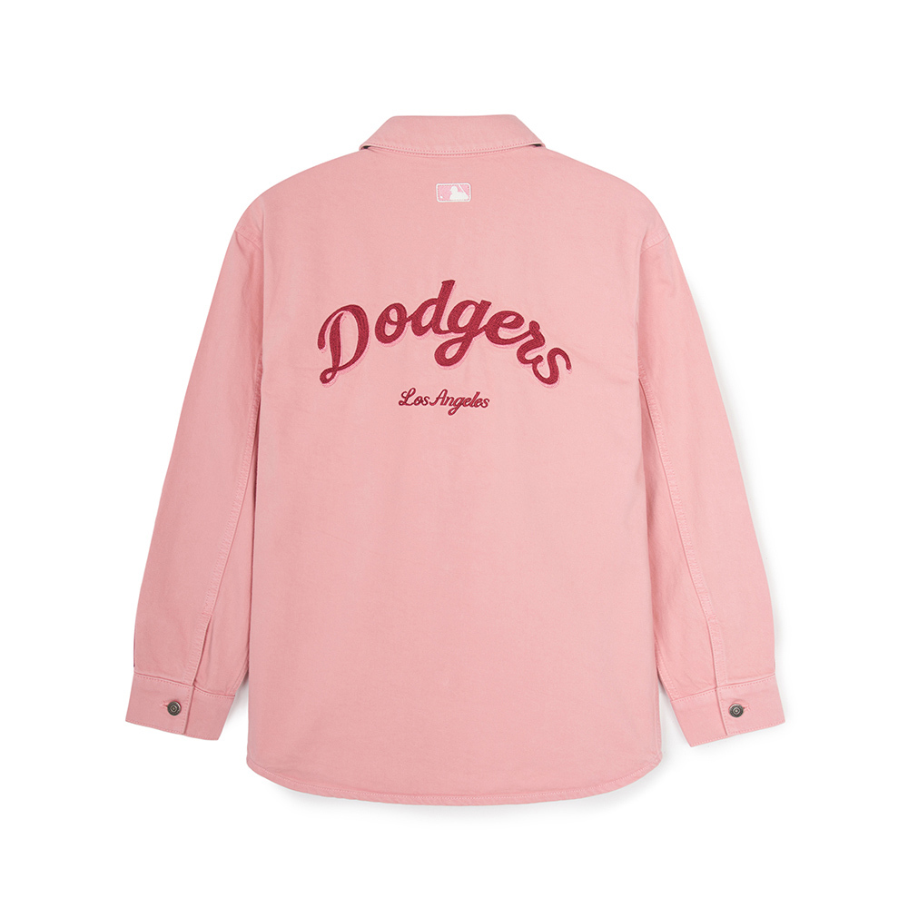 MLB 牛仔丹寧襯衫 Varsity系列 洛杉磯道奇隊 (3ADRV0144-07PKM)